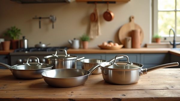 Pourquoi opter pour un pack de poêles inox à poignée amovible ?