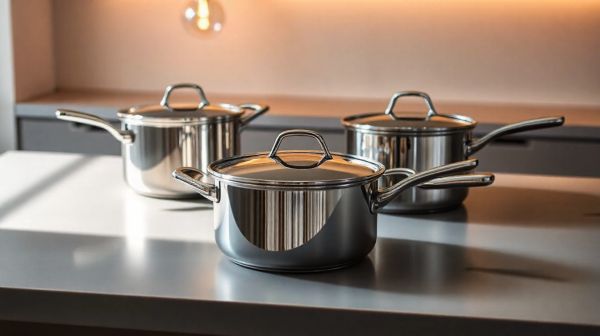 Top 5 avantages d'un set de poêles en inox avec poignées amovibles