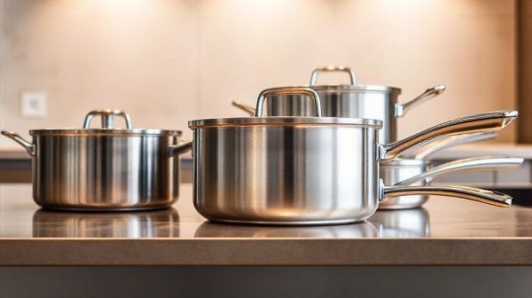 Top 5 avantages d'un set de poêles en inox avec poignées amovibles